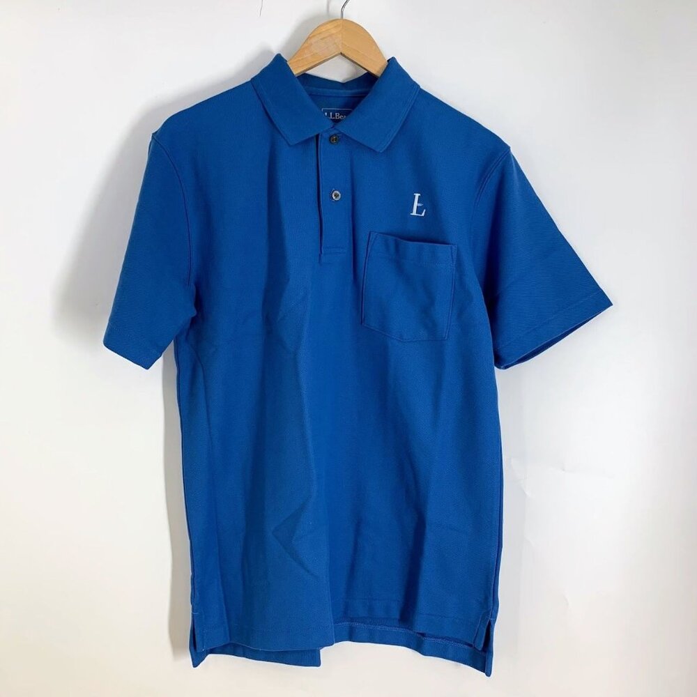 L.L. Bean Men's Traditional‎ Fit 100% Cotton Short Sleeve Polo Shirt Size S NWT